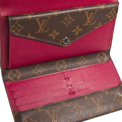 lv red wallet women's|louis vuitton long wallet women's.